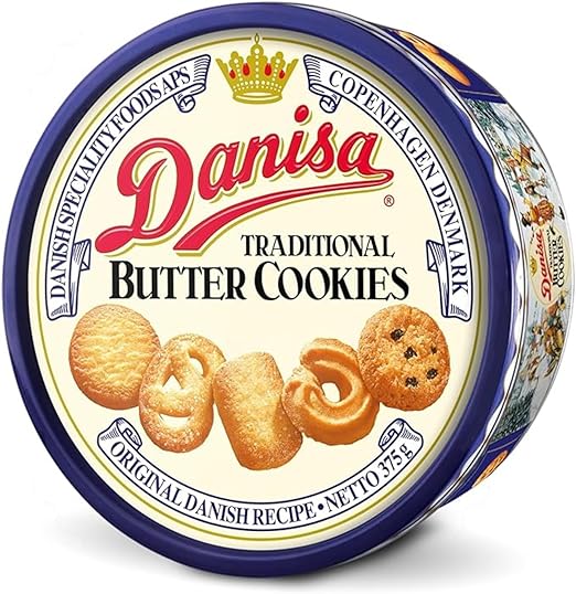 Danisa Cookies - Butter, 375g Box - دانيسا بسكويت بالزبده 375 جرام
