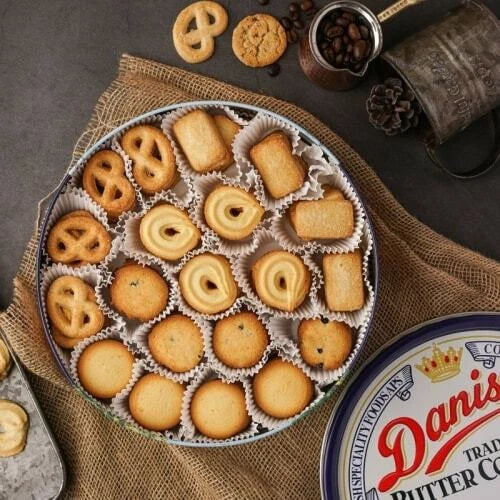 Danisa Cookies - Butter, 375g Box - دانيسا بسكويت بالزبده 375 جرام